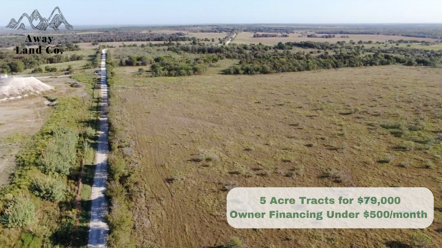 5 Acre Unrestricted Ranchettes Near Wortham