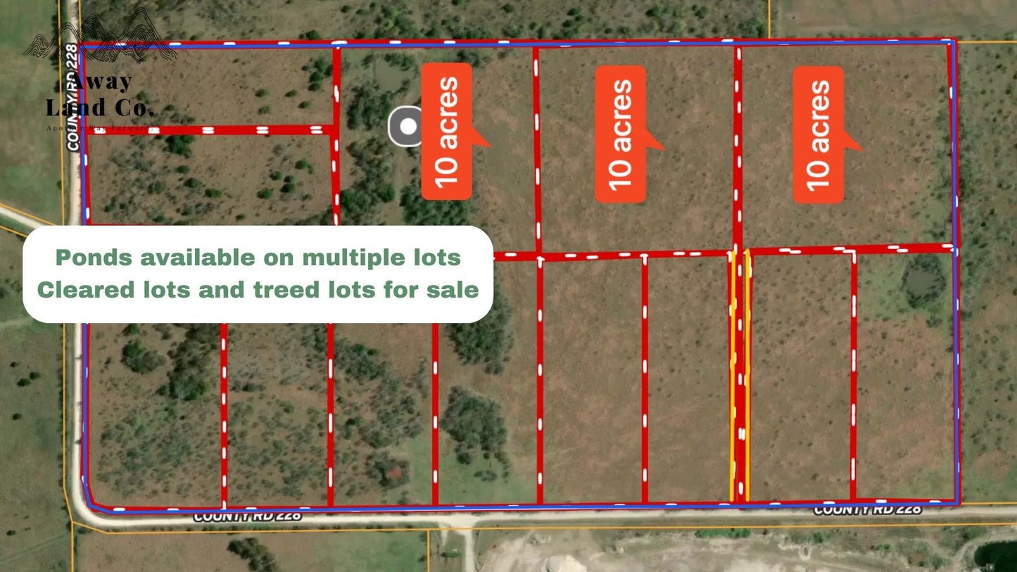 5 Acre Unrestricted Ranchettes Near Wortham