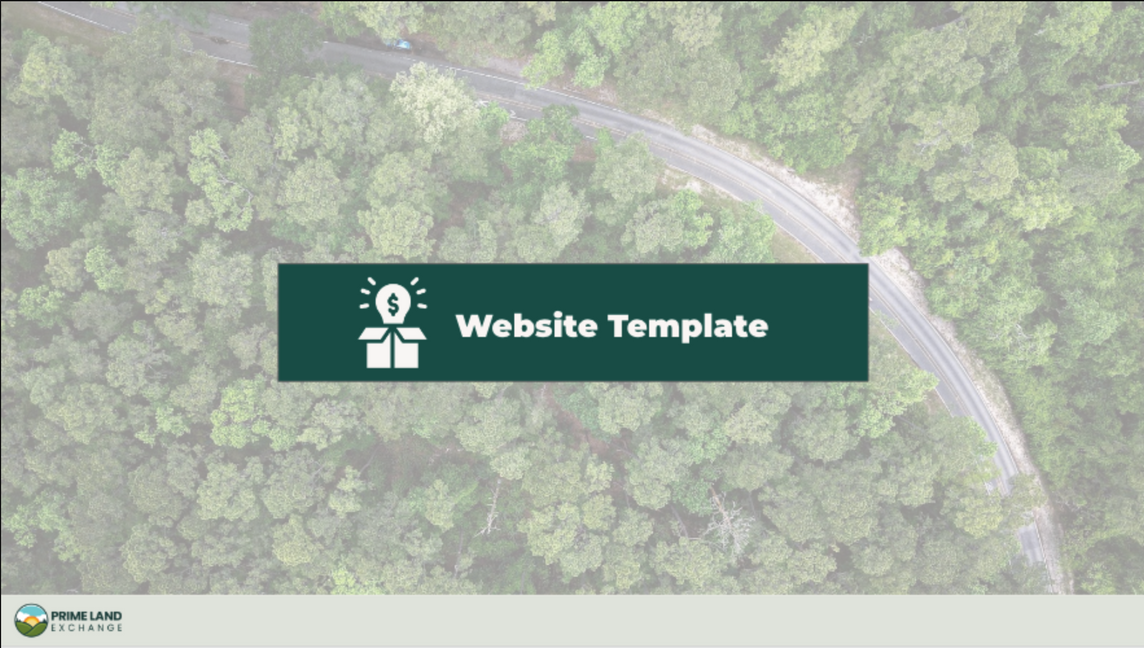 Land Selling Website Template